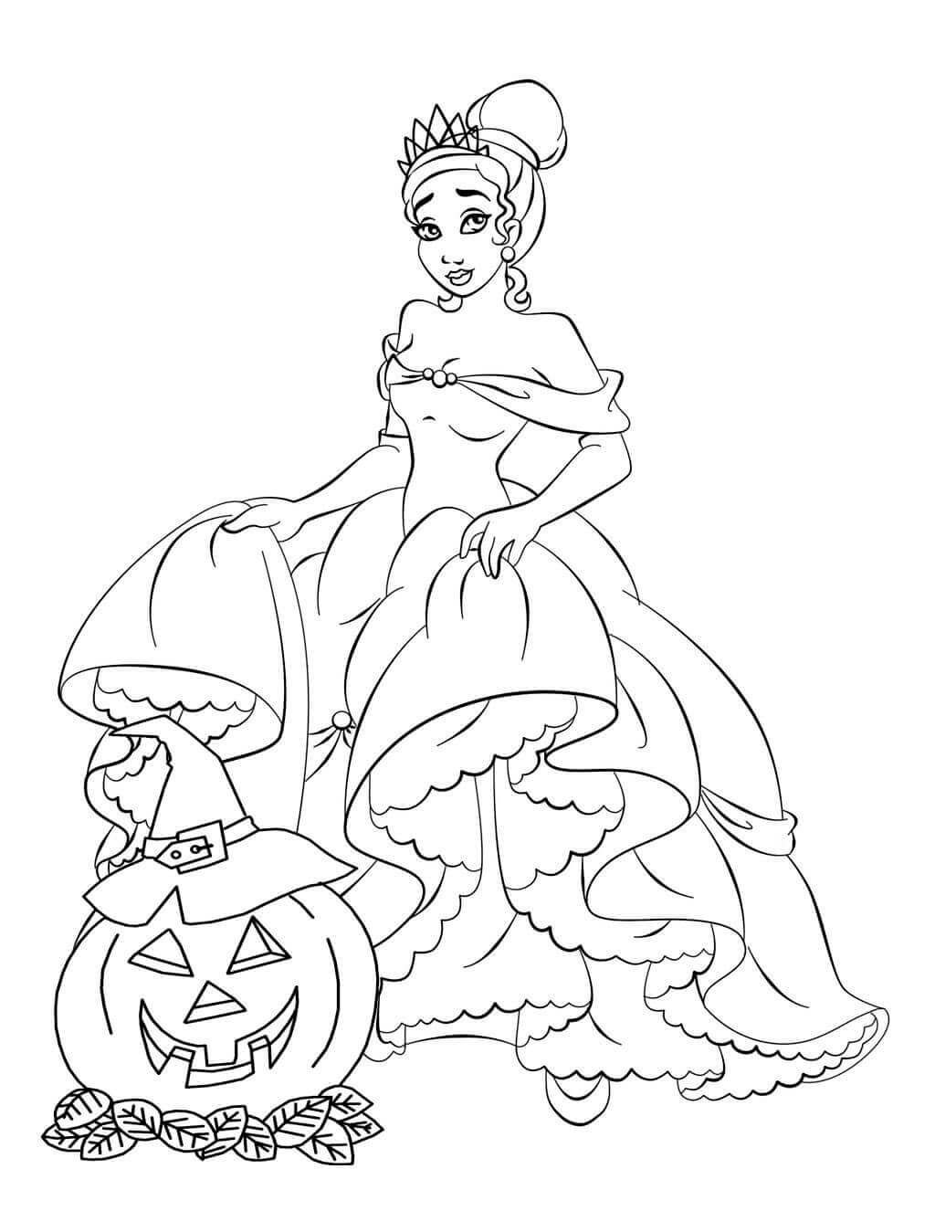 37 Disney Halloween Coloring Pages Printable 11