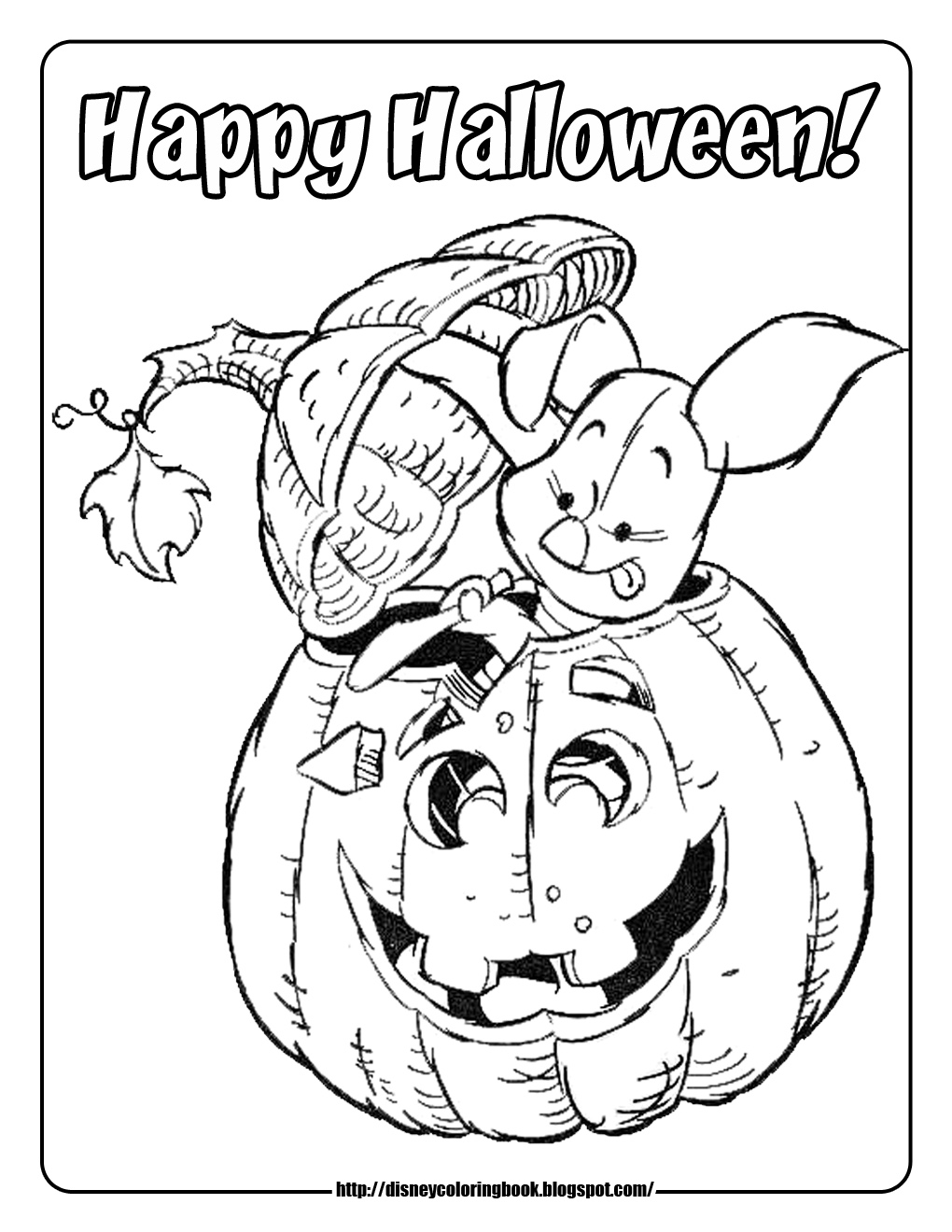 37 Disney Halloween Coloring Pages Printable 17