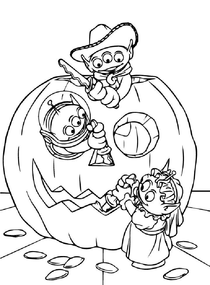 37 Disney Halloween Coloring Pages Printable 19