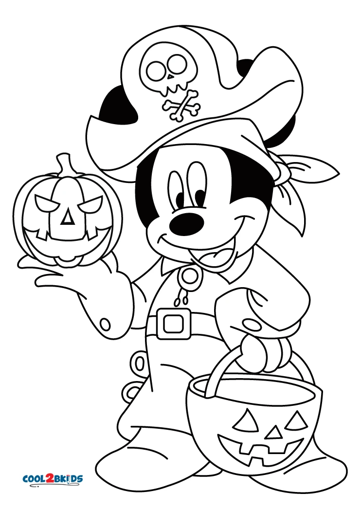 37 Disney Halloween Coloring Pages Printable 23