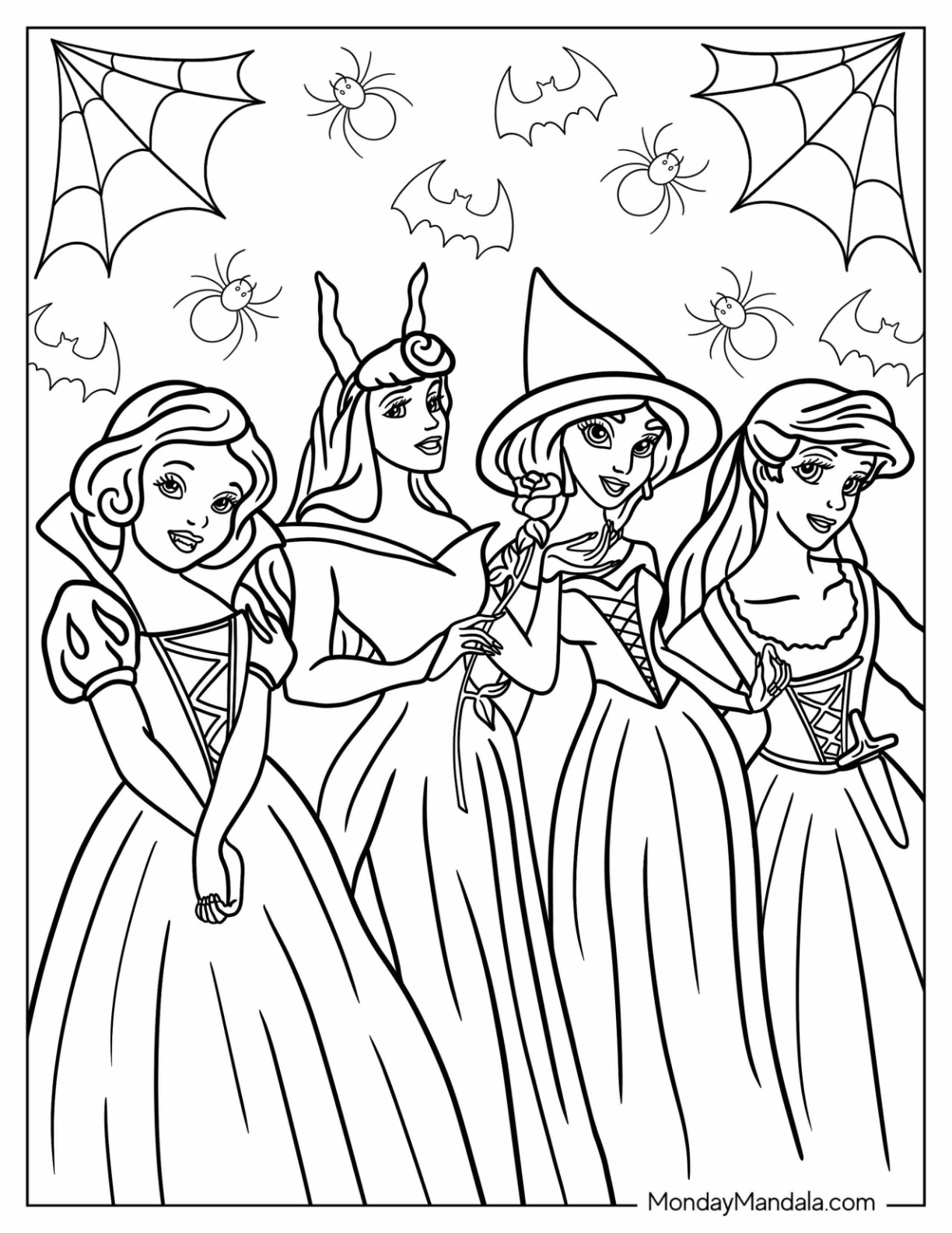 37 Disney Halloween Coloring Pages Printable 26