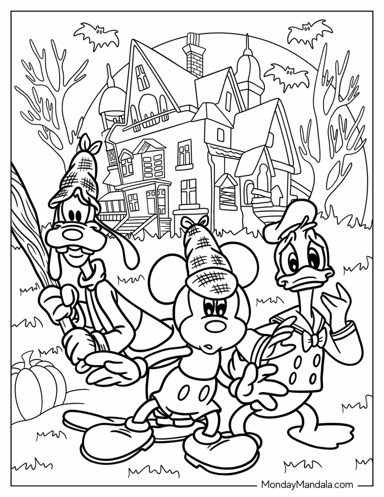 37 Disney Halloween Coloring Pages Printable 27