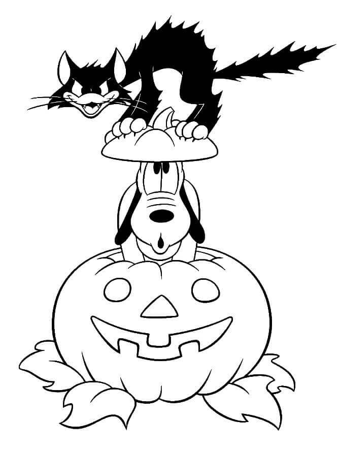 37 Disney Halloween Coloring Pages Printable 35