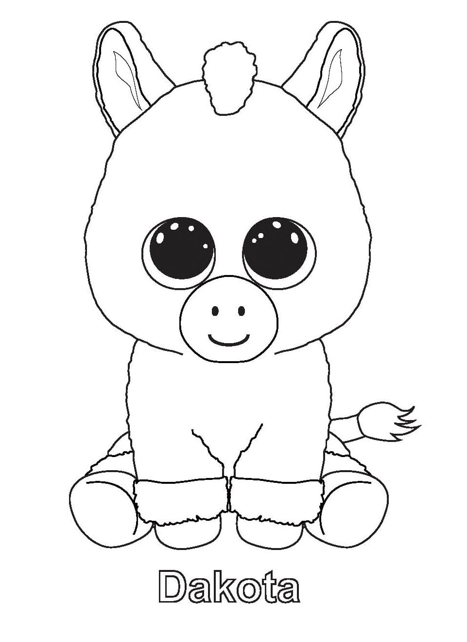 37 Dog Beanie Boo Coloring Pages Printable 10