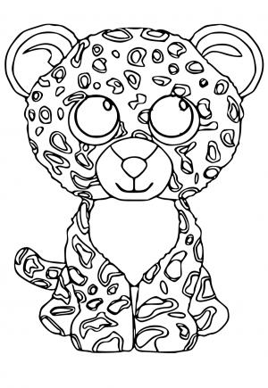 37 Dog Beanie Boo Coloring Pages Printable 11