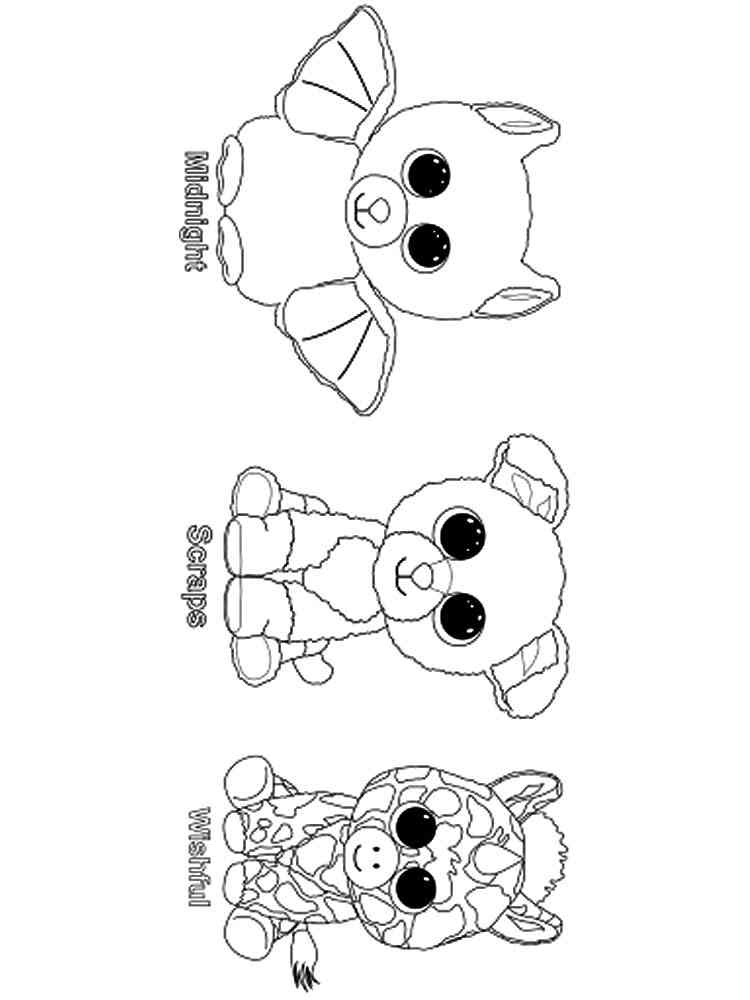 37 Dog Beanie Boo Coloring Pages Printable 13