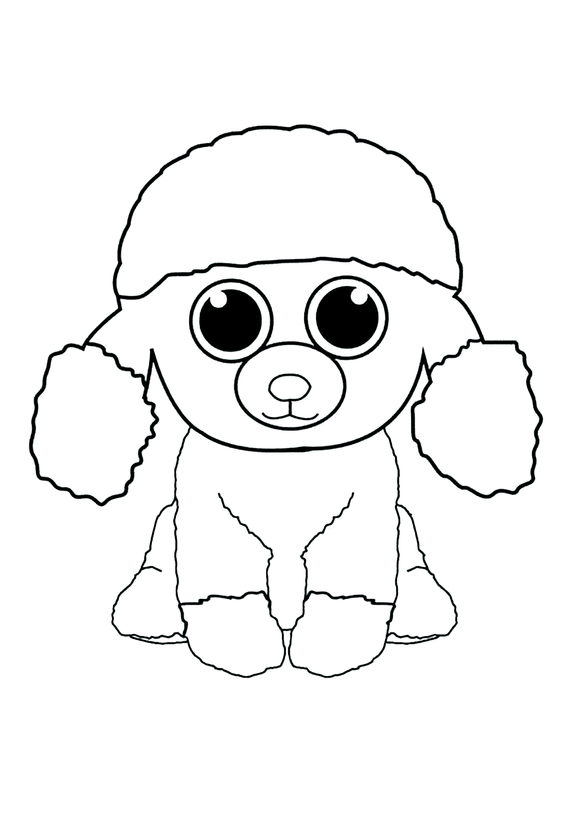 37 Dog Beanie Boo Coloring Pages Printable 15