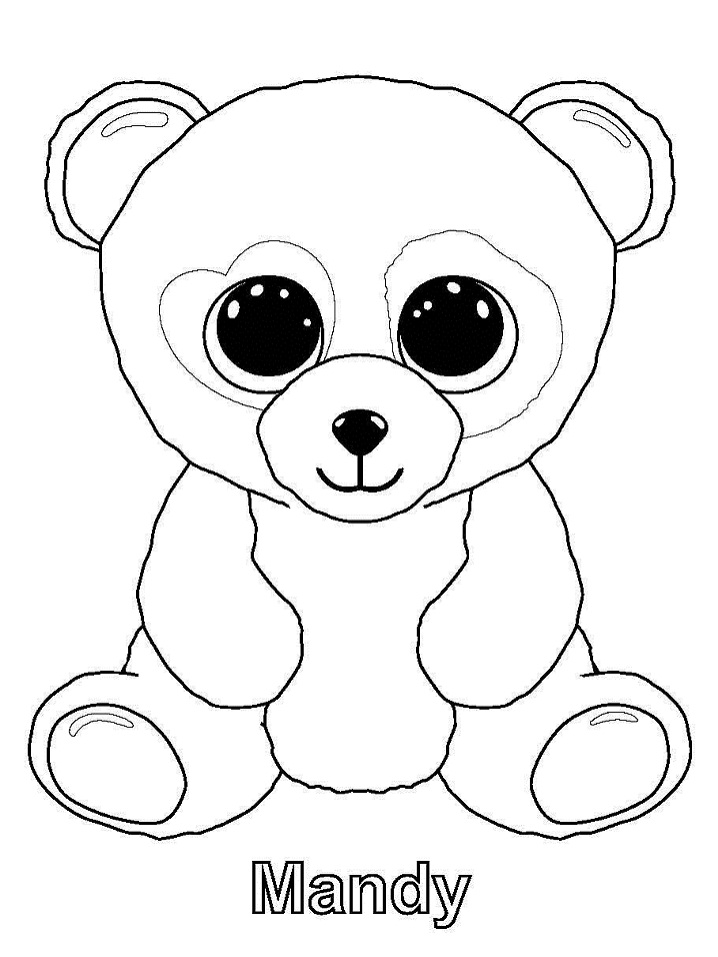 37 Dog Beanie Boo Coloring Pages Printable 2