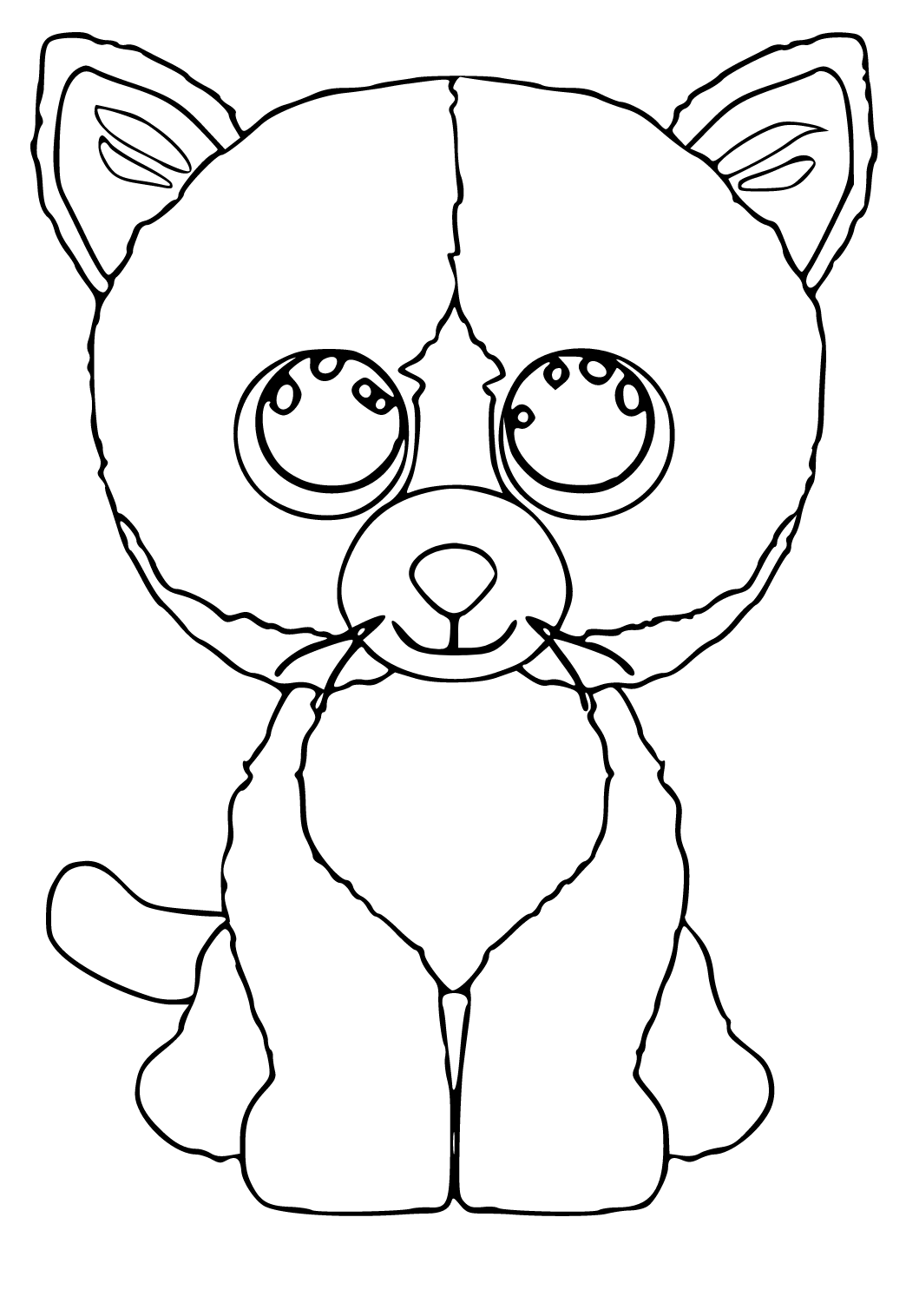 37 Dog Beanie Boo Coloring Pages Printable 20