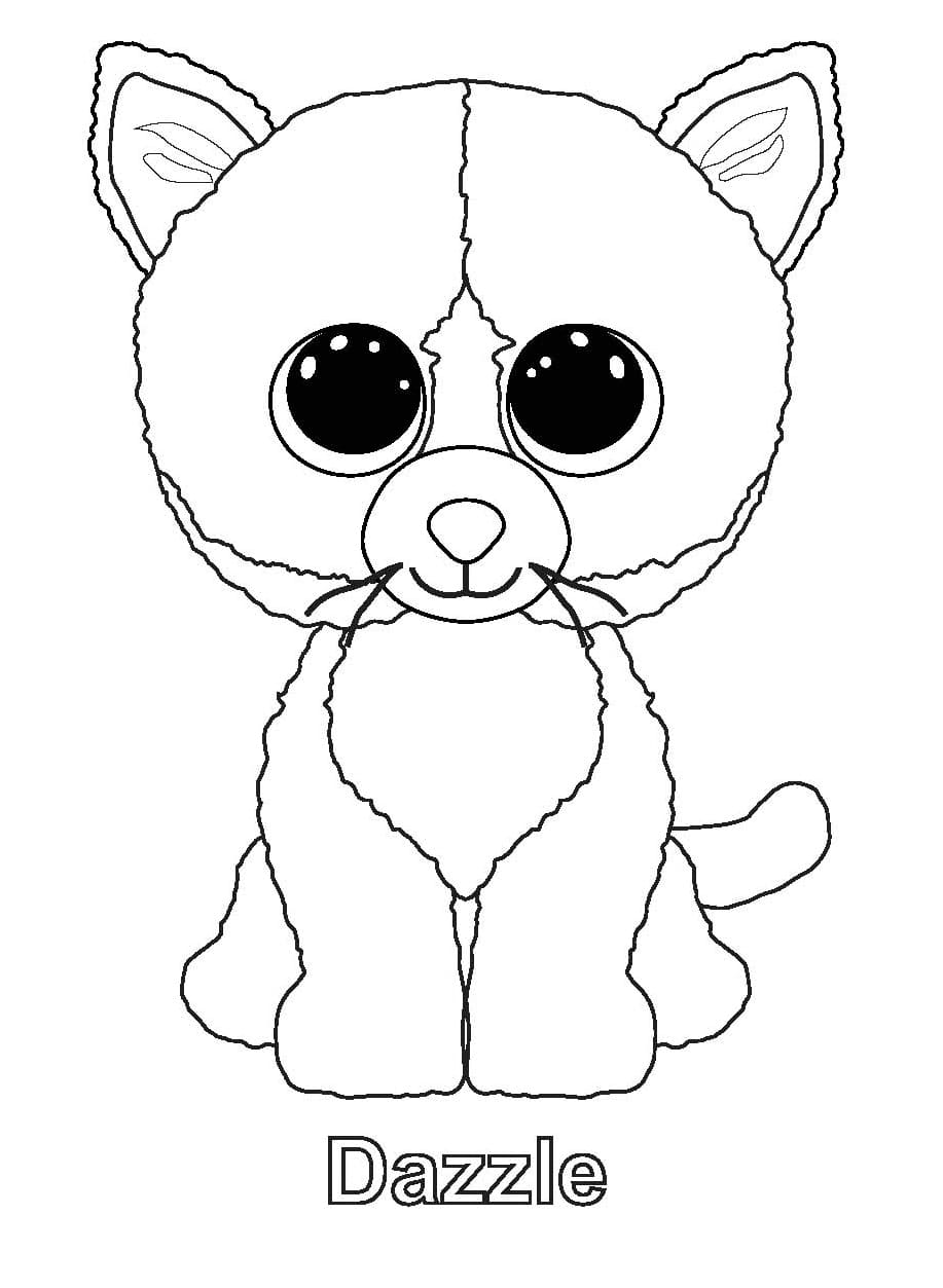 37 Dog Beanie Boo Coloring Pages Printable 28