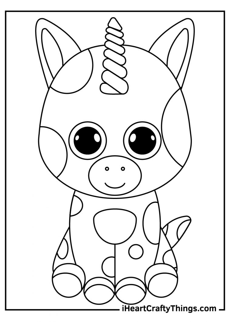 37 Dog Beanie Boo Coloring Pages Printable 32