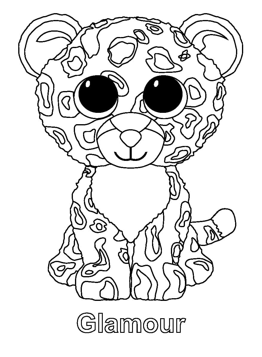 37 Dog Beanie Boo Coloring Pages Printable 33