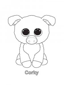 37 Dog Beanie Boo Coloring Pages Printable 5