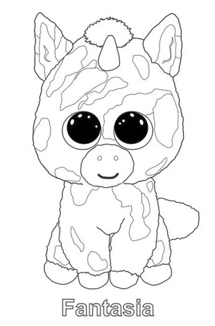 37 Dog Beanie Boo Coloring Pages Printable 8