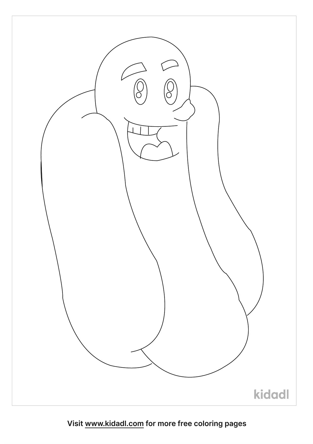 37 Irresistible Hot Dog Coloring Pages Printable 21