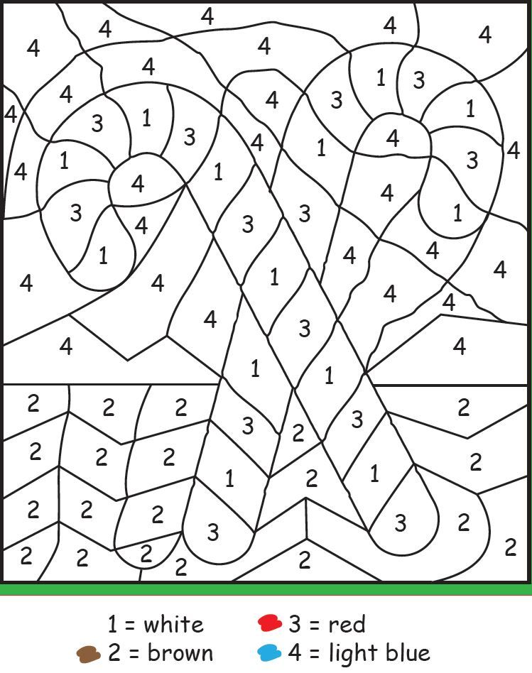 37 Relaxing Color by Number for Adults Coloring Pages Printable 16