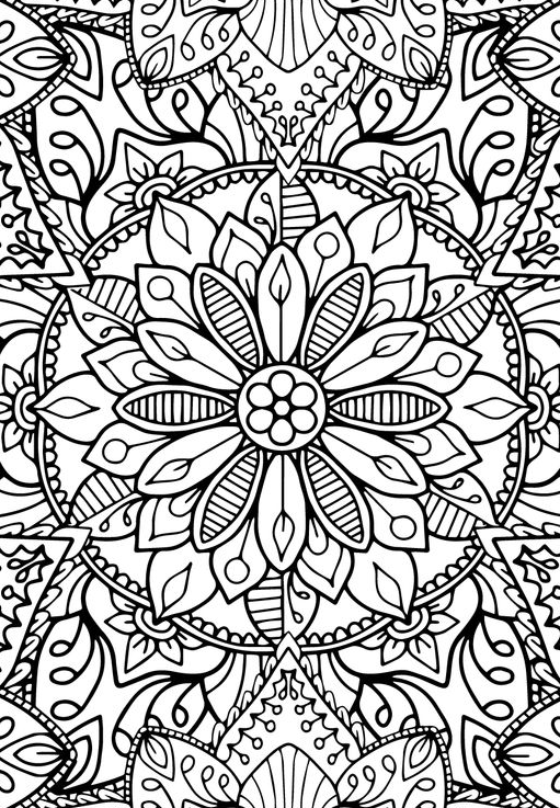 37 Relaxing Color by Number for Adults Coloring Pages Printable 24