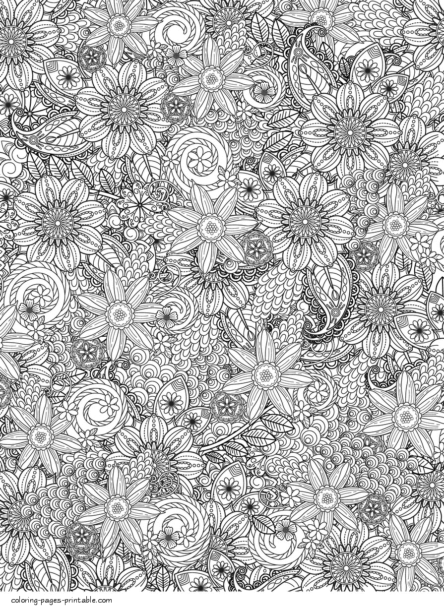 37 Relaxing Color by Number for Adults Coloring Pages Printable 27