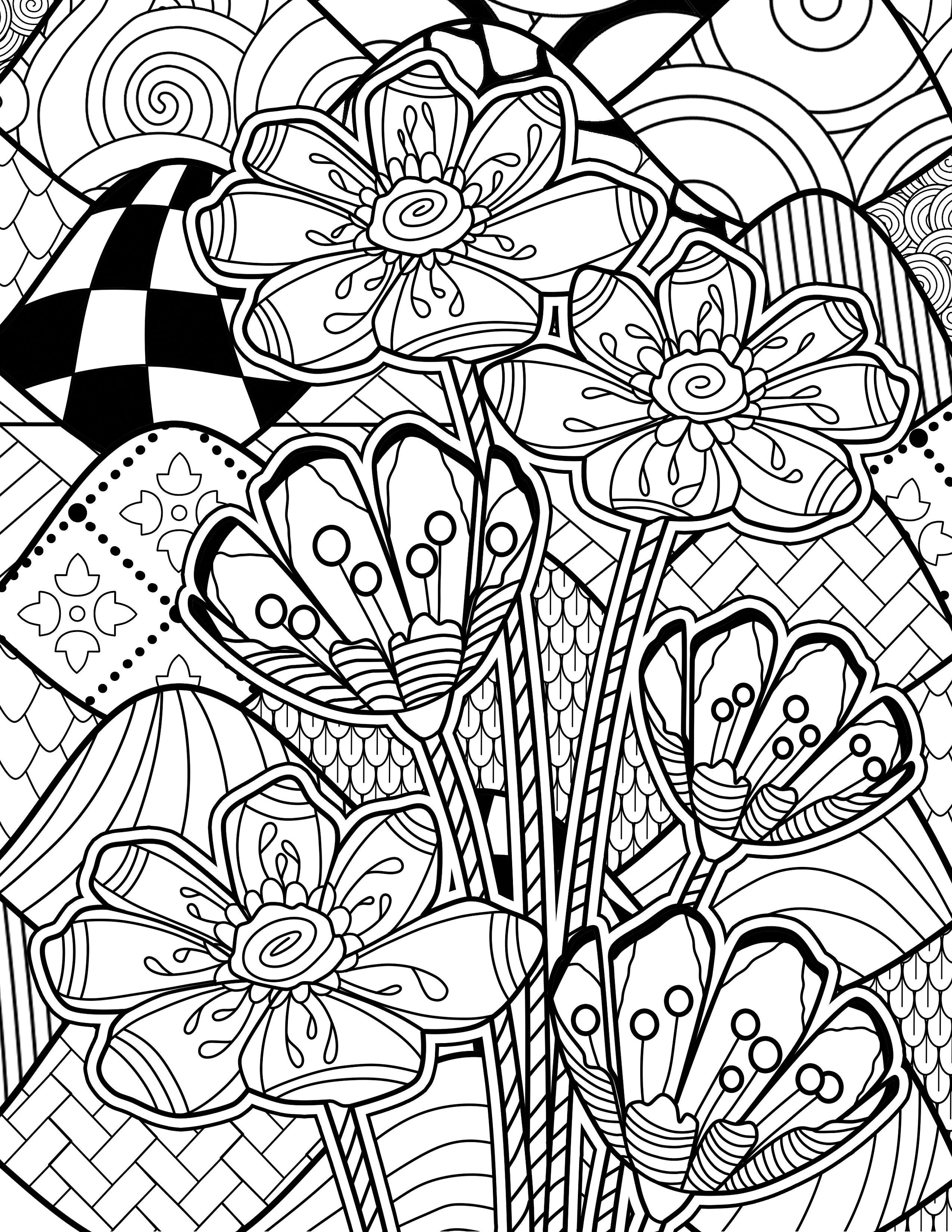 37 Relaxing Color by Number for Adults Coloring Pages Printable 30