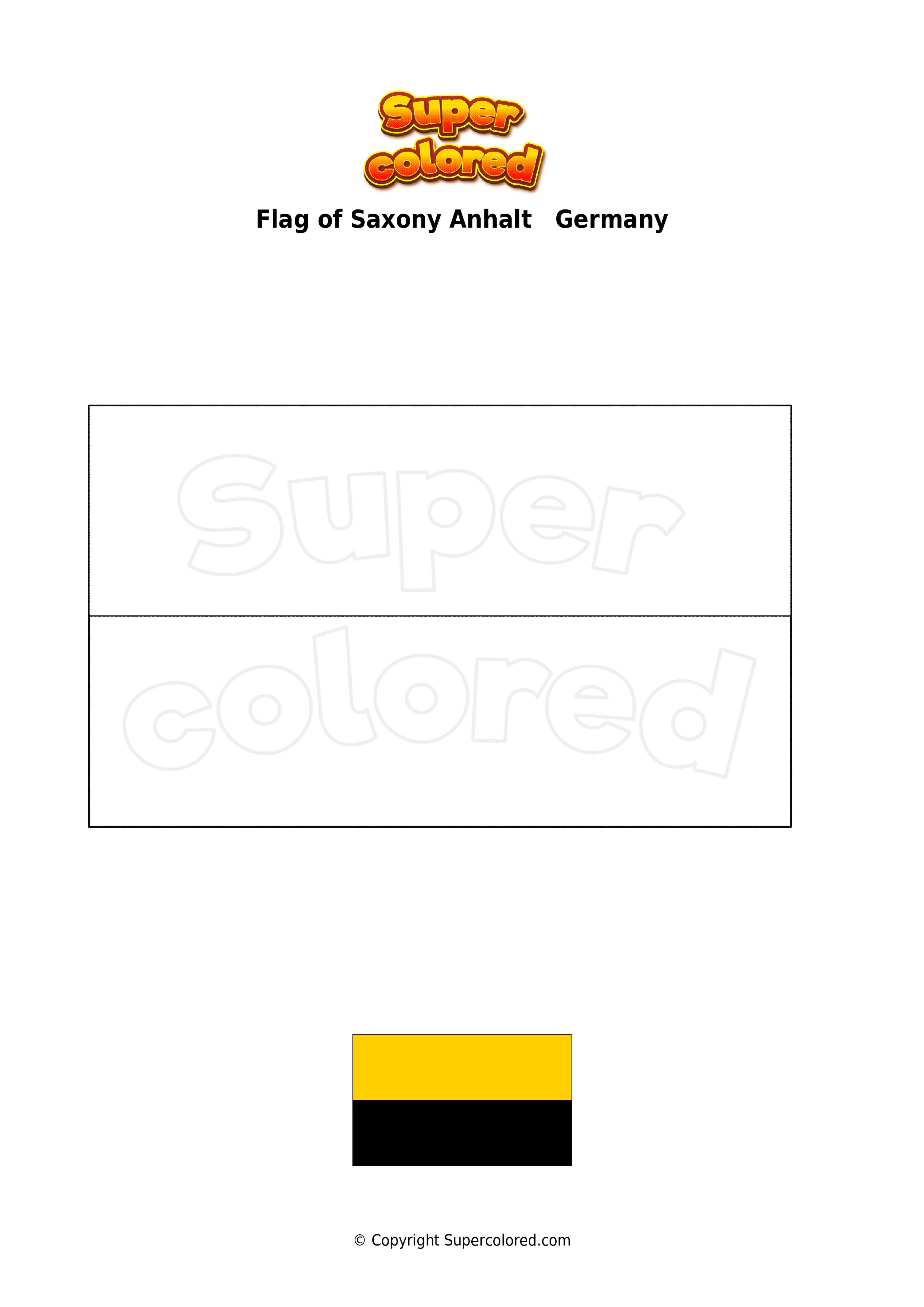 37 Vibrant Flag of Germany Coloring Page Printable 11