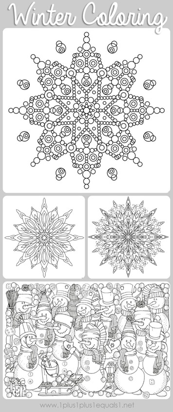 37 Winter Coloring Pages for Kids Printable 21