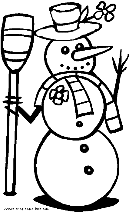 37 Winter Coloring Pages for Kids Printable 31