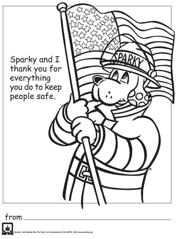 38 Heroic Firefighter Coloring Pages for Kids Printable 24