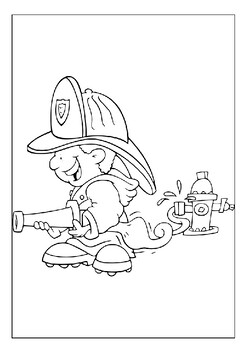 38 Heroic Firefighter Coloring Pages for Kids Printable 6