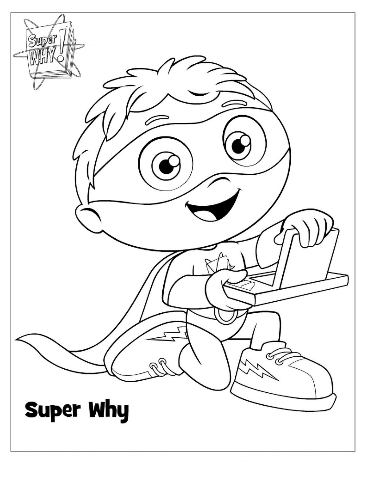 38 Super Why Coloring Pages Printable 1