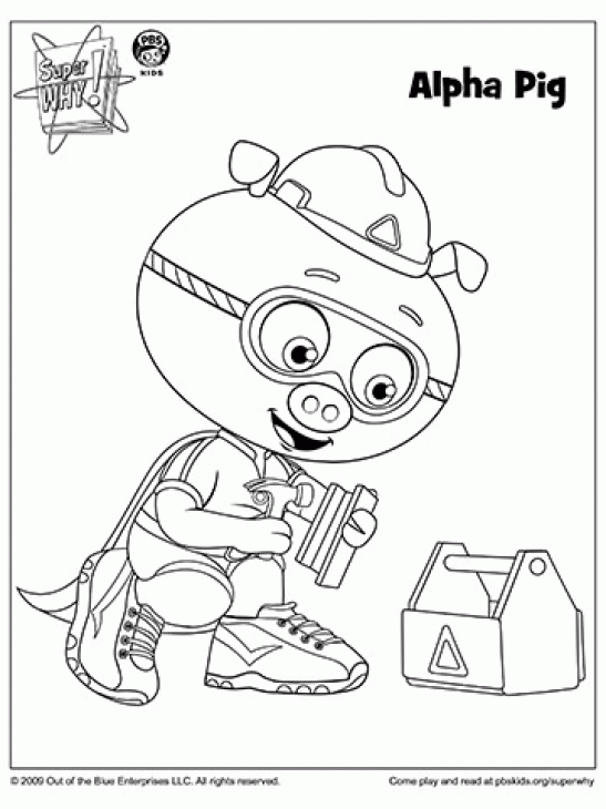 38 Super Why Coloring Pages Printable 10