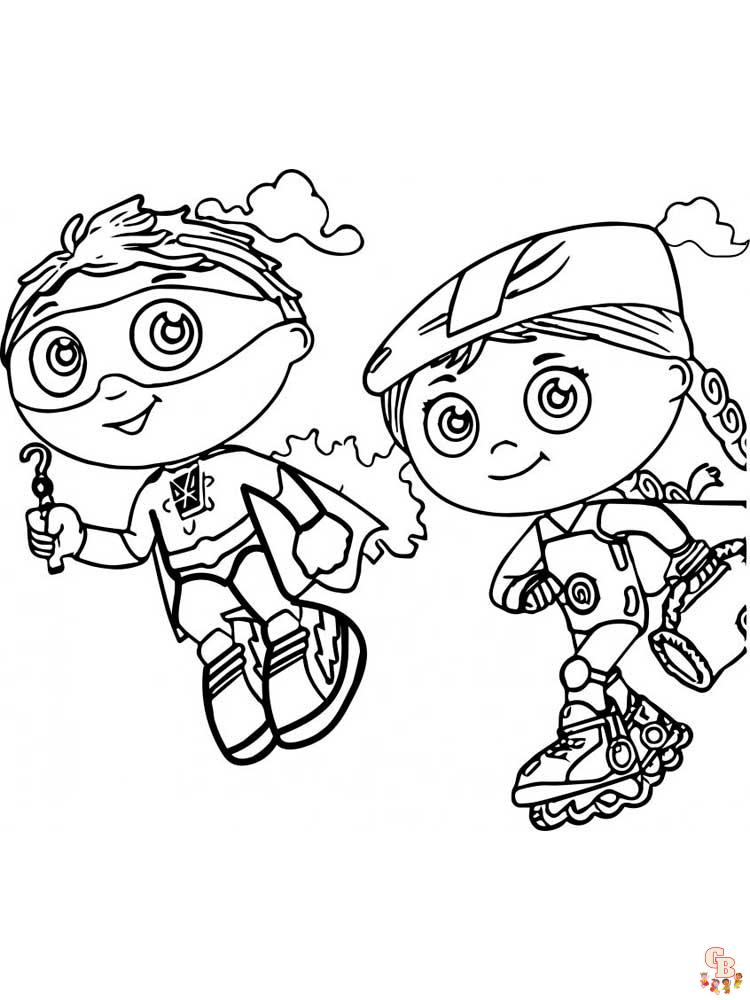 38 Super Why Coloring Pages Printable 13