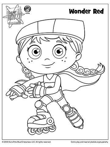 38 Super Why Coloring Pages Printable 25