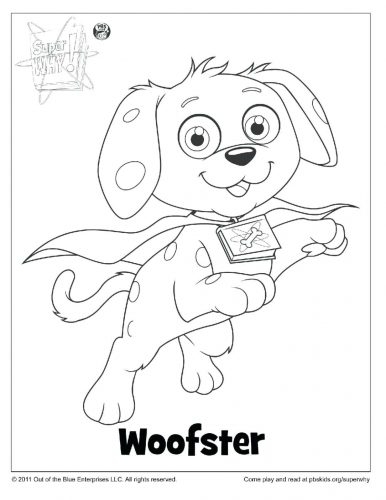 38 Super Why Coloring Pages Printable 8