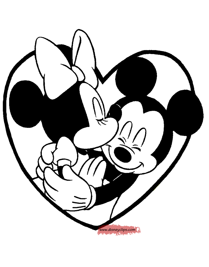 38 Valentines Disney Coloring Pages Printable 14