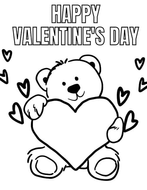 38 Valentines Disney Coloring Pages Printable 20