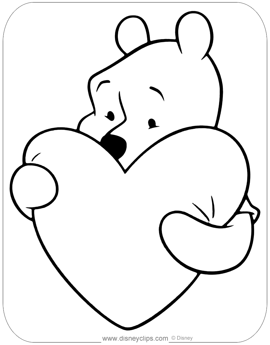 38 Valentines Disney Coloring Pages Printable 30