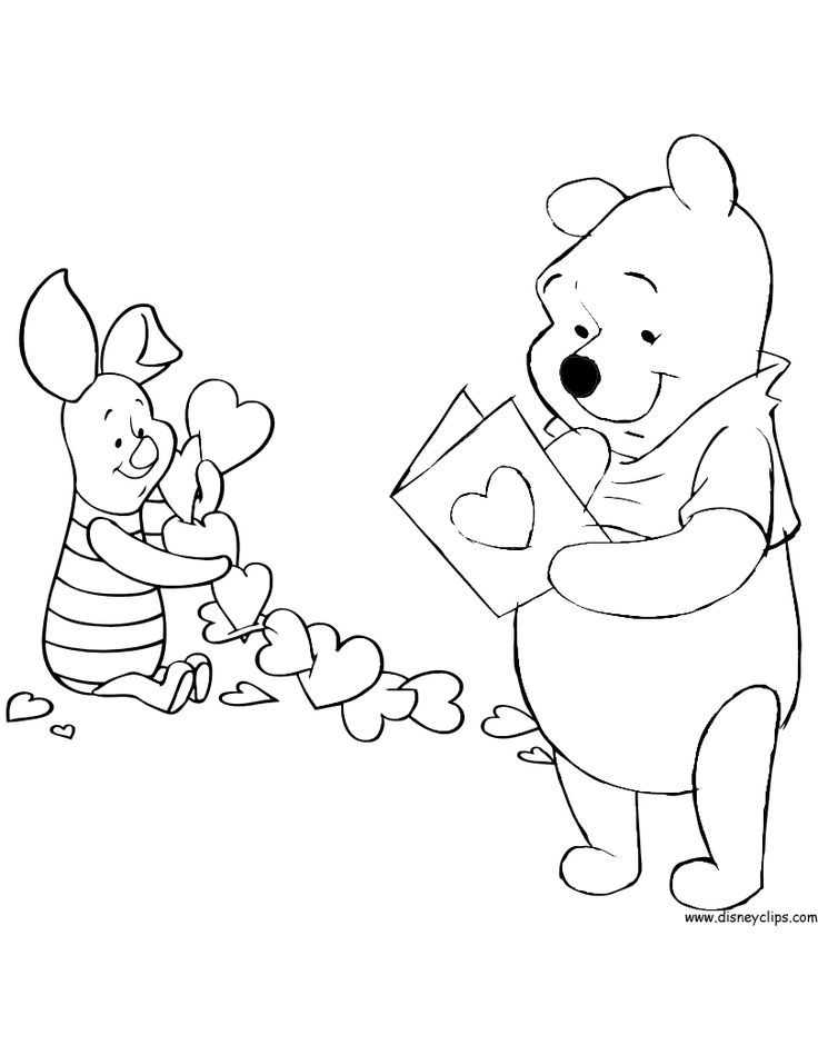 38 Valentines Disney Coloring Pages Printable 31