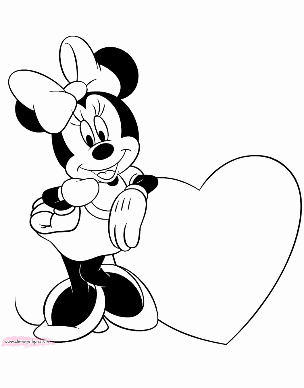 38 Valentines Disney Coloring Pages Printable 7