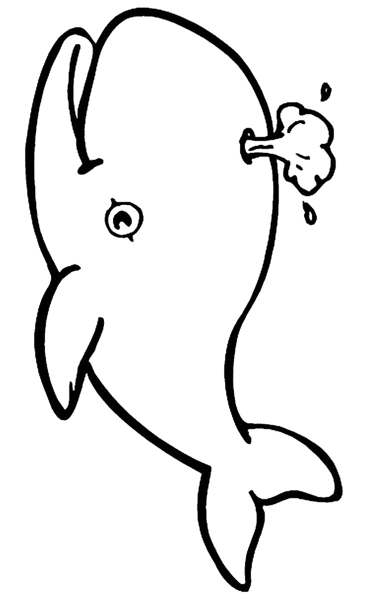 38 Whale Coloring Pages for Kids Printable 2