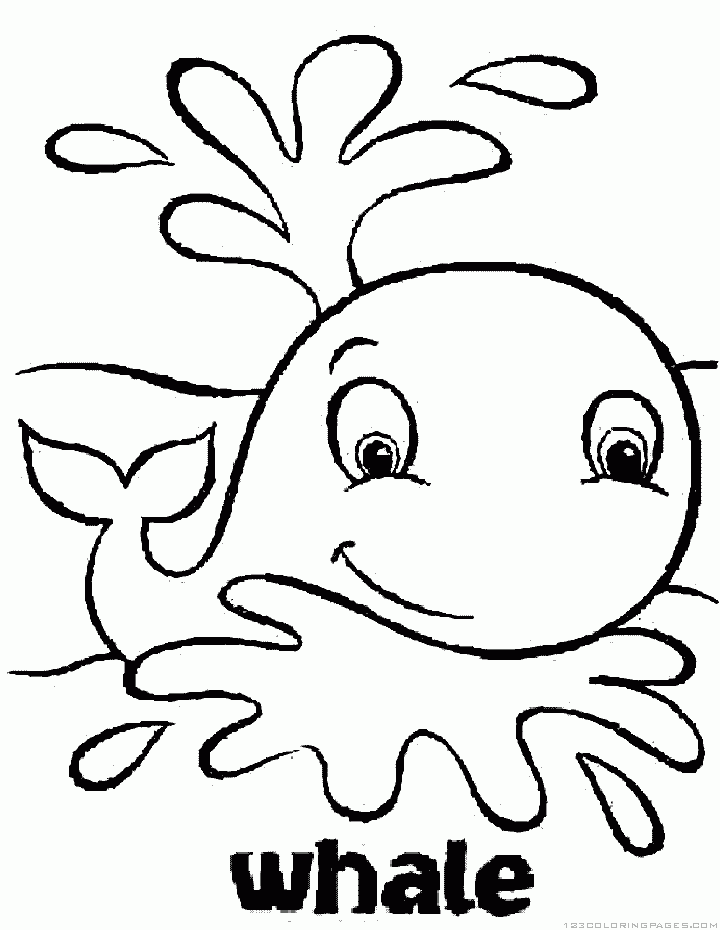 38 Whale Coloring Pages for Kids Printable 28