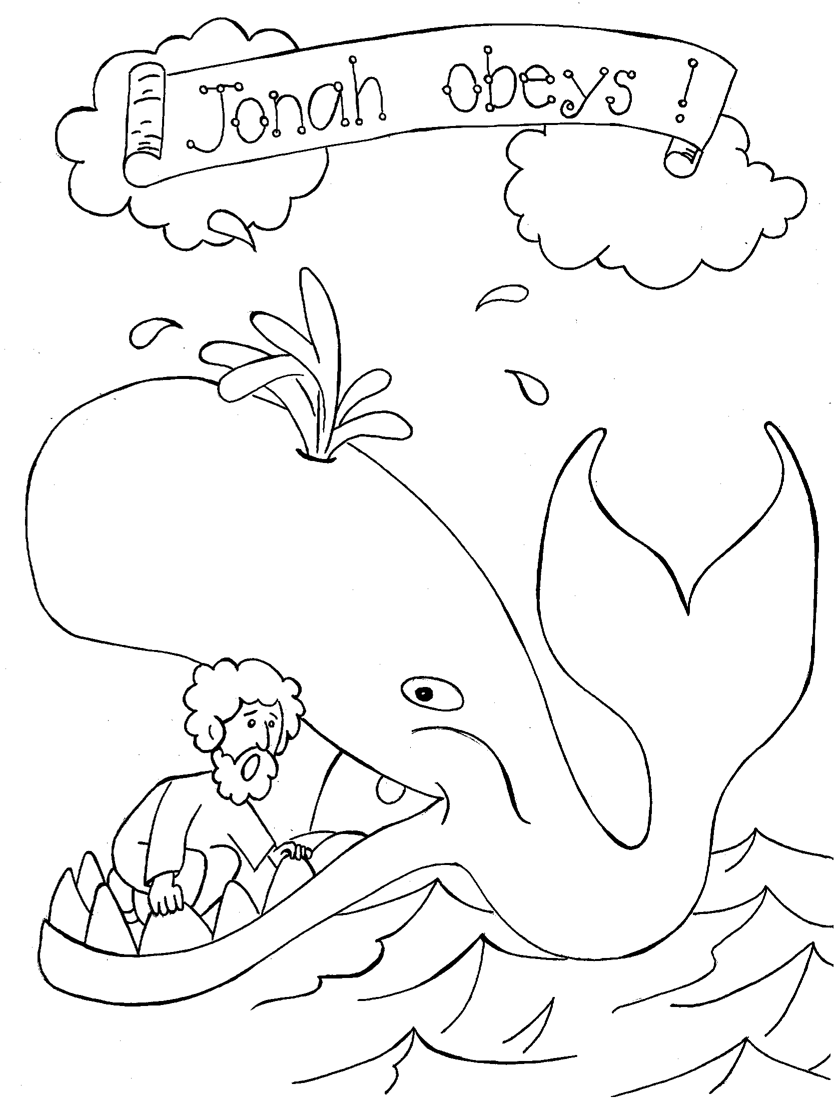 38 Whale Coloring Pages for Kids Printable 34