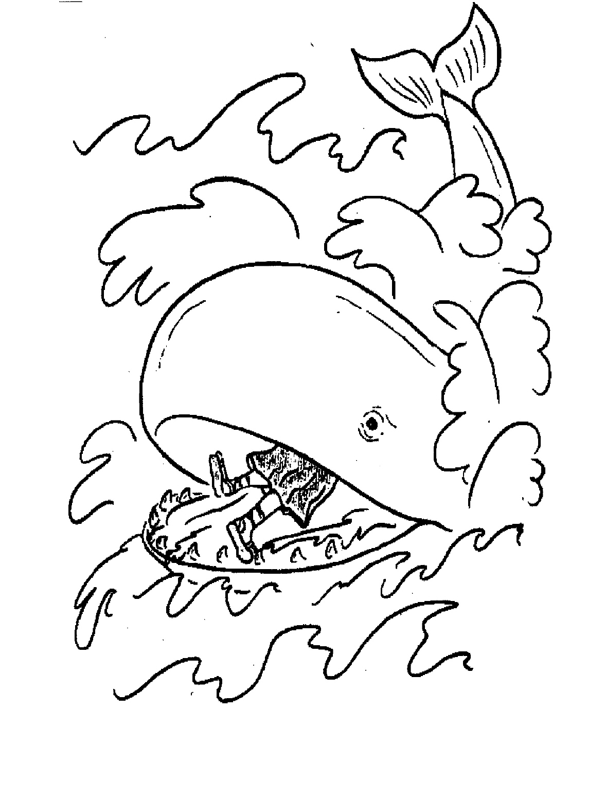 38 Whale Coloring Pages for Kids Printable 35