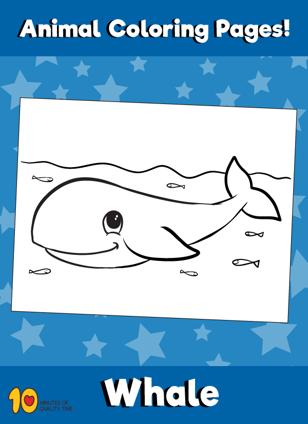 38 Whale Coloring Pages for Kids Printable 7