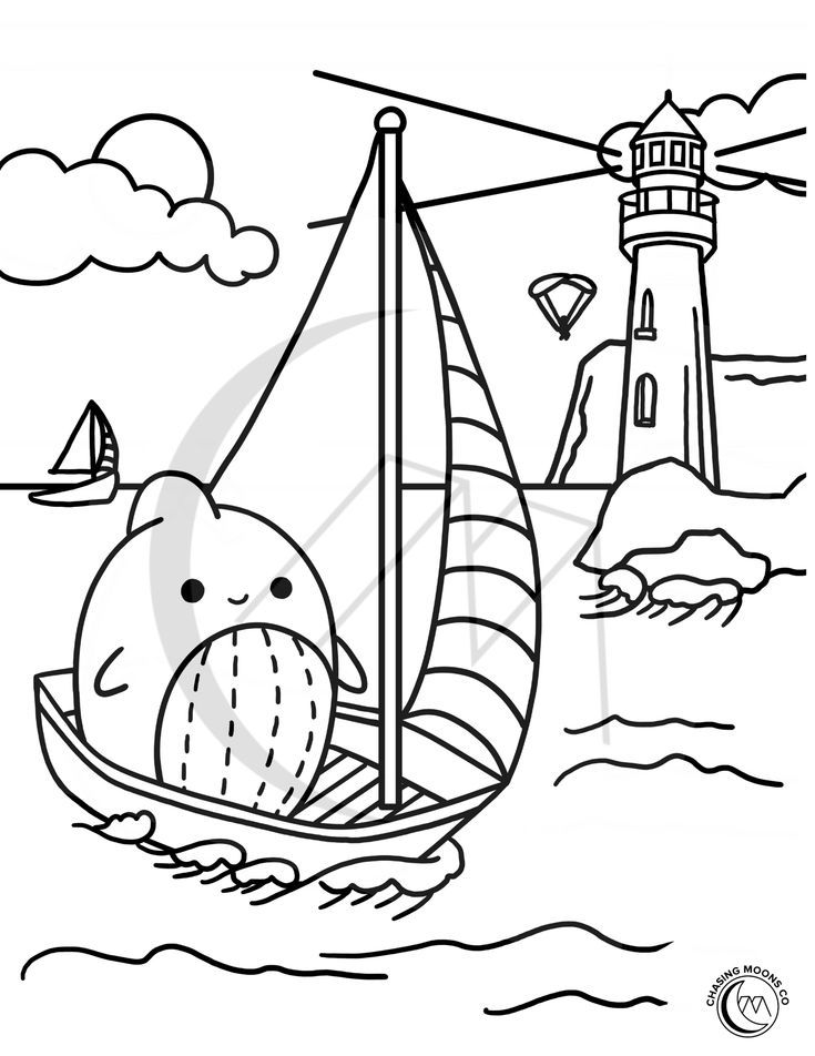 38 Whale Coloring Pages for Kids Printable 8