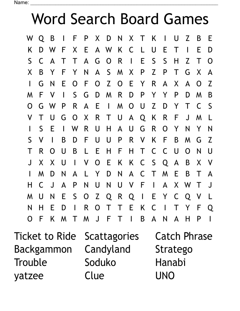 38 Word Search Games for Adults and Teens 16