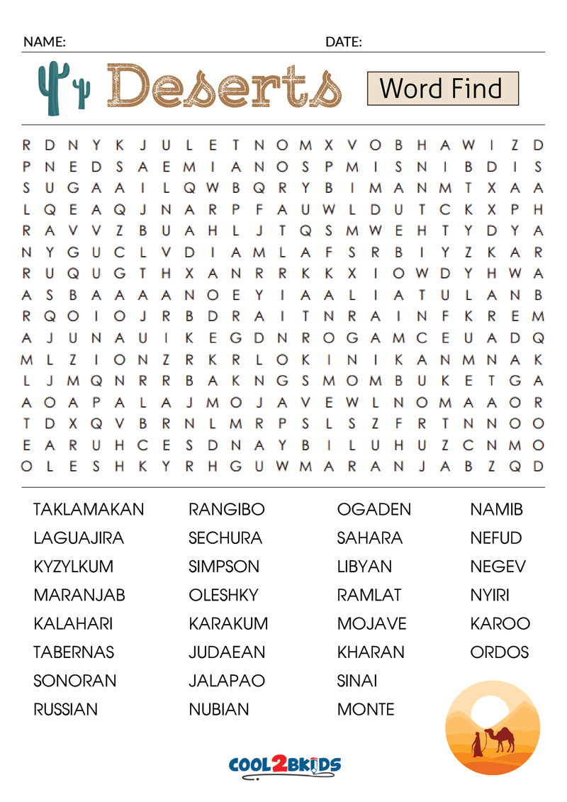 38 Word Search Games for Adults and Teens 25