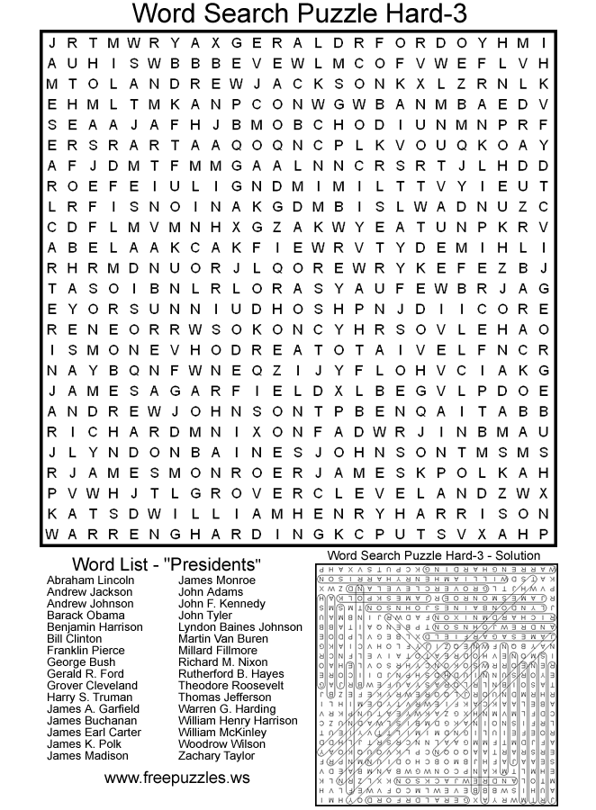 38 Word Search Games for Adults and Teens 30