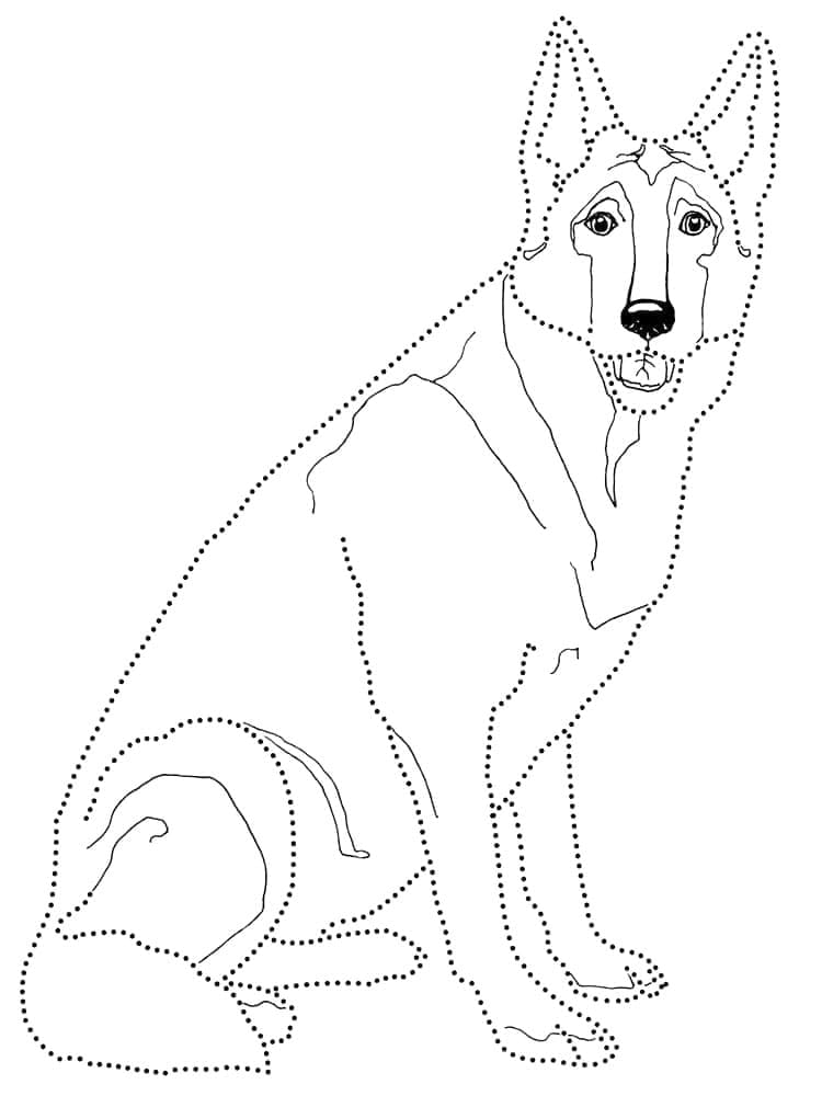 39 German Shepherd Coloring Pages Printable 24