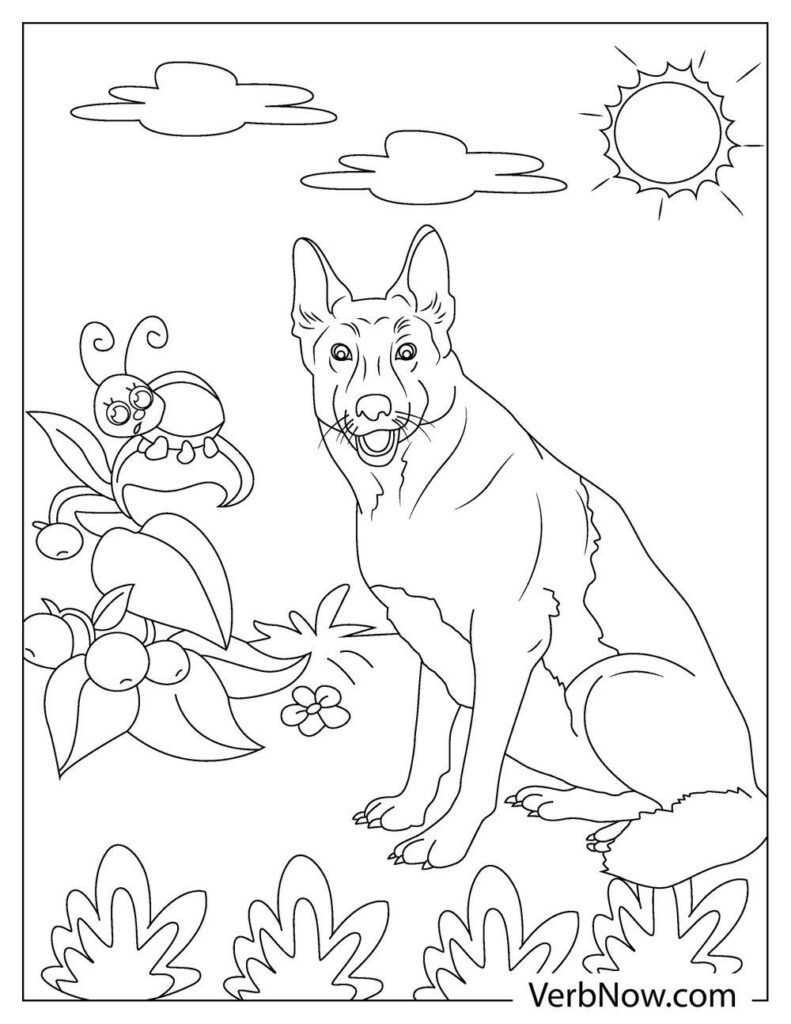 39 German Shepherd Coloring Pages Printable 30