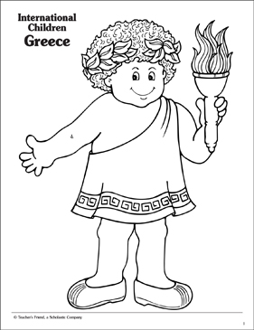 92 Greece Coloring Pages Printable 100